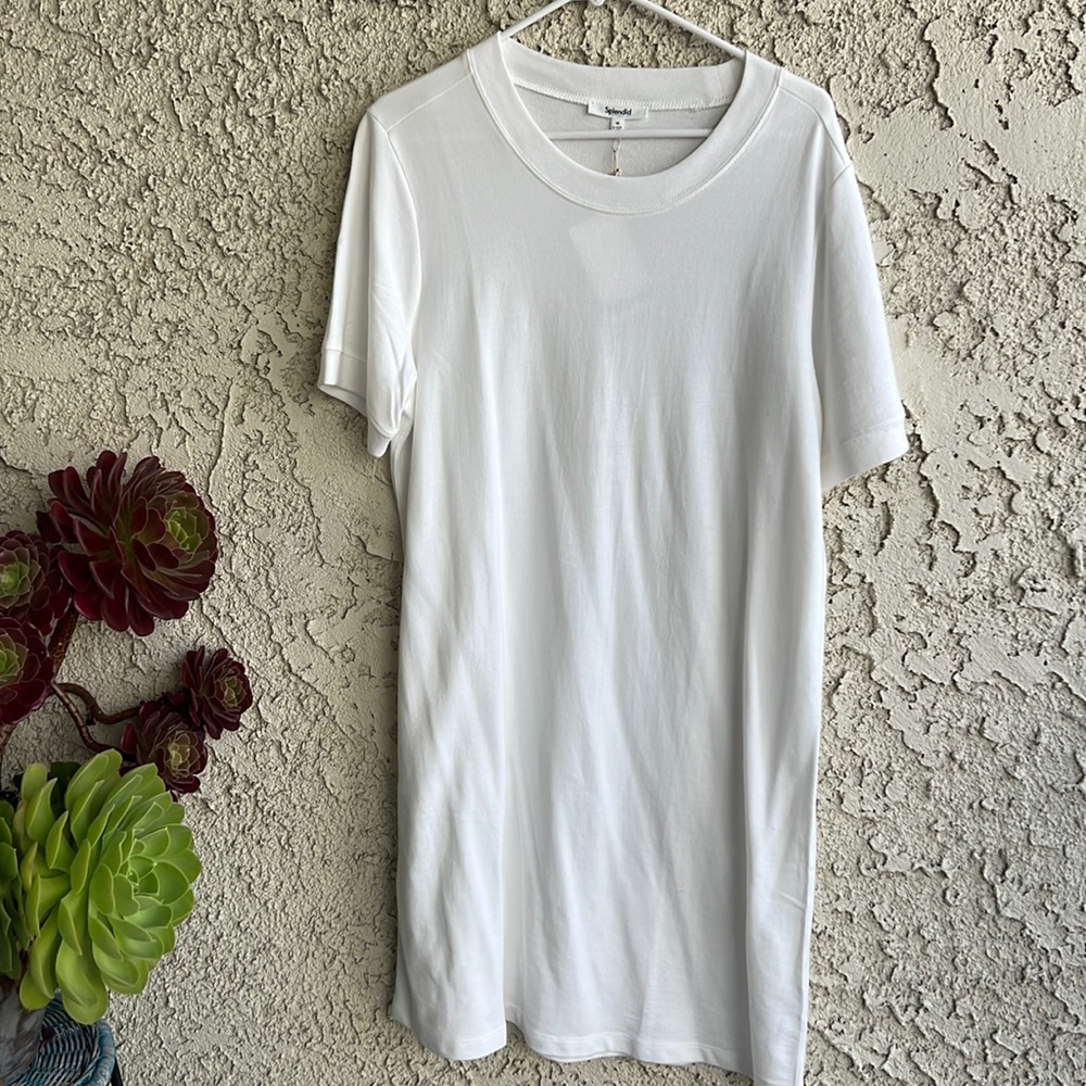 SPLENDID WHITE SWEATSHIRT DRESS NWT